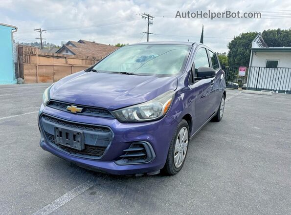 KL8CB6SA8HC740527 2017 CHEVROLET SPARK Фиолетовый Задняя левая четверть