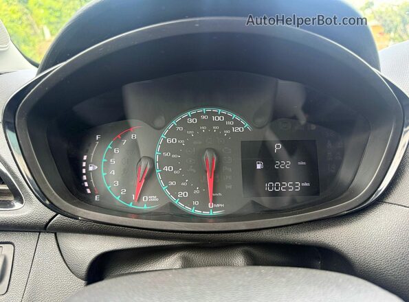 KL8CB6SA8HC740527 2017 CHEVROLET SPARK Фиолетовый Вид панели приборов
