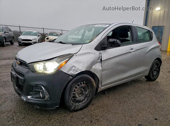 KL8CB6SA8HC754136 2017 CHEVROLET SPARK Серебряный Передняя левая четверть
