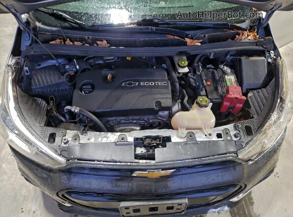 KL8CB6SA8HC754136 2017 CHEVROLET SPARK Серебряный Вид задней части салона
