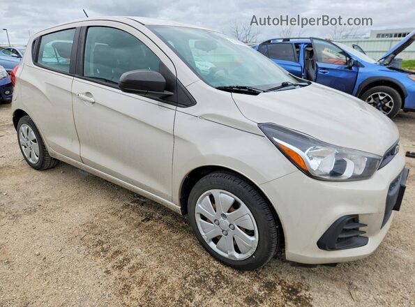 KL8CB6SA8HC819521 2017 CHEVROLET SPARK Бежевый Передняя правая четверть