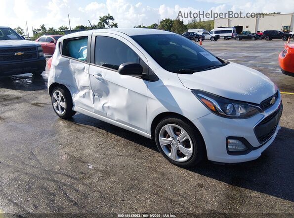 KL8CB6SA8KC809157 2019 CHEVROLET SPARK White Przód prawy