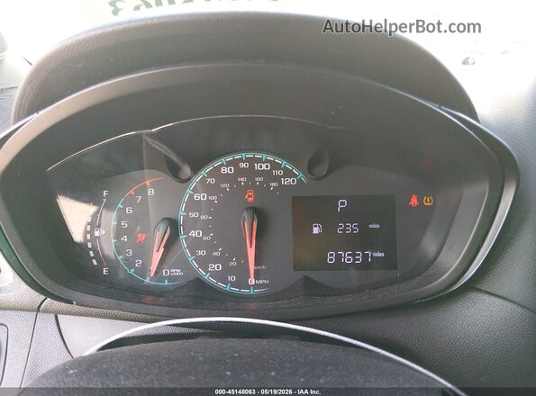 KL8CB6SA8KC809157 2019 CHEVROLET SPARK White Widok tylnych siedzeń