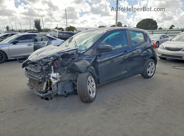 KL8CB6SA8MC716657 2021 CHEVROLET SPARK Черный Передняя левая четверть
