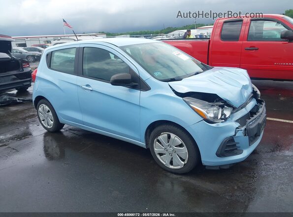 KL8CB6SA9GC609069 2016 CHEVROLET SPARK Синий Передняя правая четверть