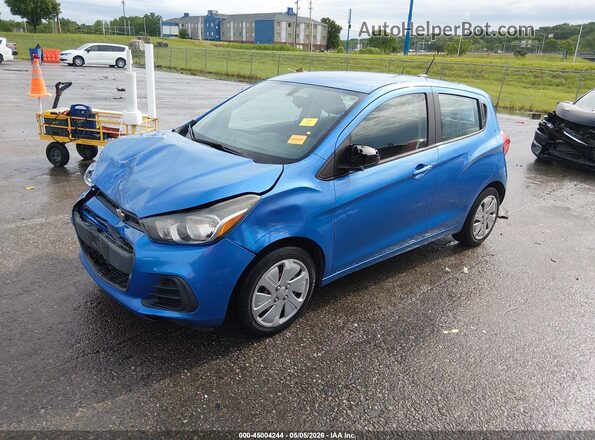 KL8CB6SA9HC774539 2017 CHEVROLET SPARK Синий Передняя левая четверть