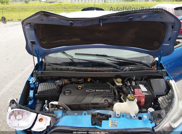KL8CB6SA9HC774539 2017 CHEVROLET SPARK Синий Вид сзади