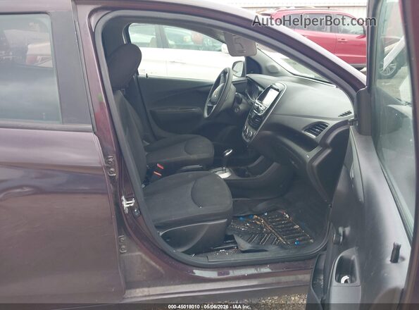 KL8CB6SAXHC839530 2017 CHEVROLET SPARK Темно-бордовый Вид салона спереди