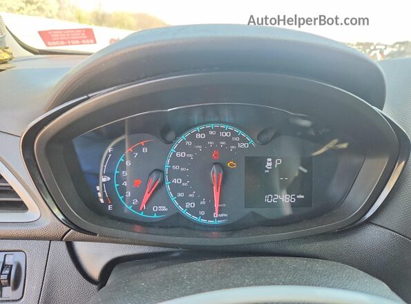 KL8CB6SAXKC766473 2019 CHEVROLET SPARK Maroon Instrument cluster view
