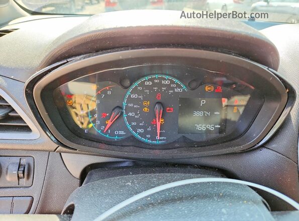KL8CB6SAXMC702758 2021 CHEVROLET SPARK Purple Vista del cuadro de instrumentos