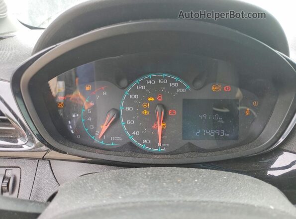 KL8CC6SA4GC579766 2016 CHEVROLET SPARK Black Вид щитка приладів