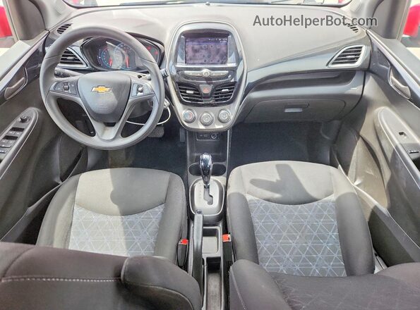 KL8CD6SA0KC786967 2019 CHEVROLET SPARK Red Dashboard view
