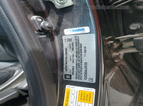 KL8CD6SA0LC407323 2020 CHEVROLET SPARK Charcoal Widok komory silnika