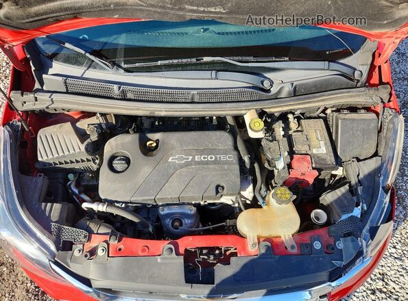 KL8CD6SA1KC719150 2019 CHEVROLET SPARK Red Vista interior trasera