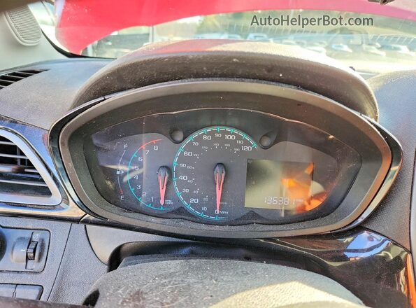 KL8CD6SA1KC719150 2019 CHEVROLET SPARK Red Vista del cuadro de instrumentos