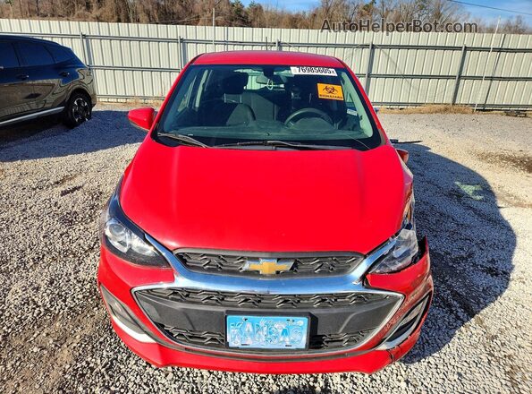 KL8CD6SA1KC719150 2019 CHEVROLET SPARK Red Vista frontal