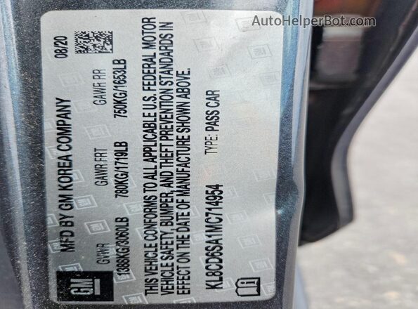 KL8CD6SA1MC714954 2021 CHEVROLET SPARK Серый Вид подкапотного пространства