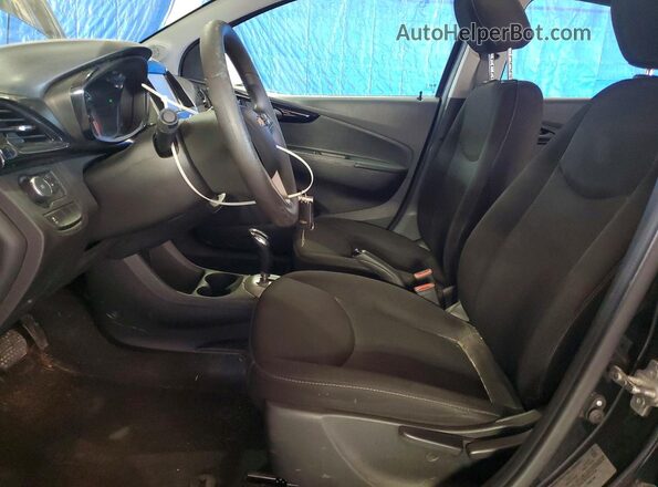KL8CD6SA2HC767975 2017 CHEVROLET SPARK Black Widok wnętrza z przodu