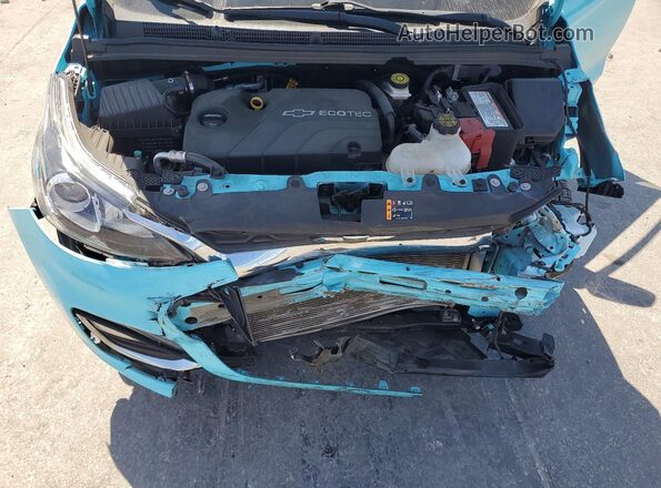 KL8CD6SA2MC703624 2021 CHEVROLET SPARK Бирюзовый Вид задней части салона