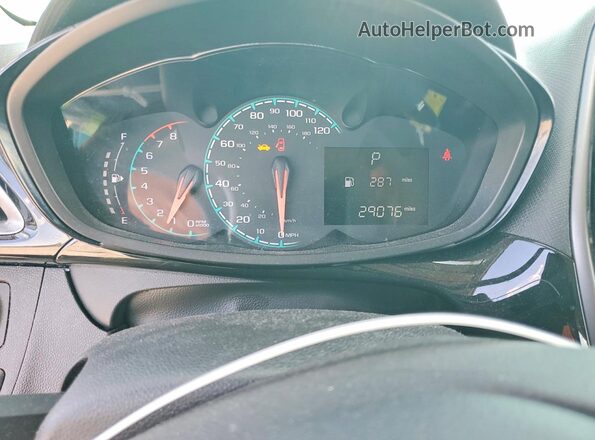 KL8CD6SA2MC703624 2021 CHEVROLET SPARK Бирюзовый Вид щитка приборов