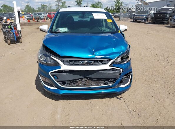 KL8CD6SA3LC479214 2020 CHEVROLET SPARK Синий Вид щитка приборов