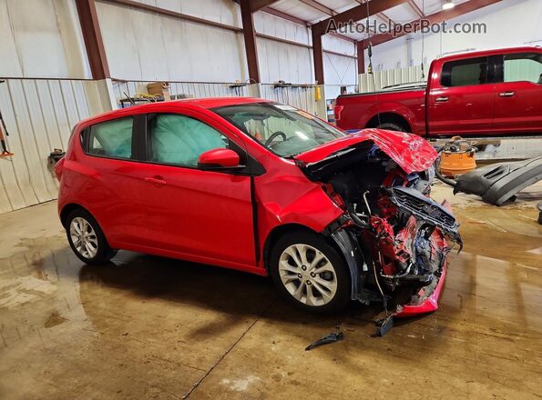 KL8CD6SA3MC738849 2021 CHEVROLET SPARK Красный Передняя правая четверть
