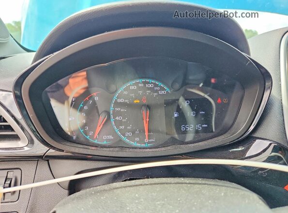 KL8CD6SA5KC733830 2019 CHEVROLET SPARK Синий Вид щитка приборов