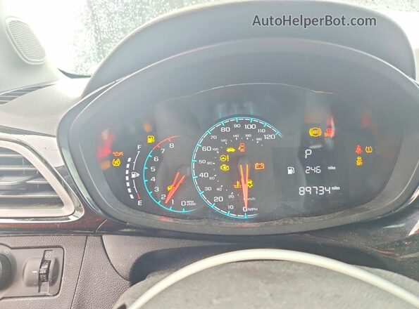 KL8CD6SA5LC417846 2020 CHEVROLET SPARK Черный Вид щитка приборов