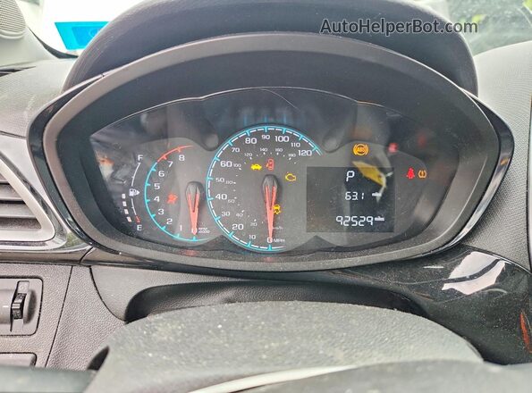KL8CD6SA5LC447171 2020 CHEVROLET SPARK Silver Widok zestawu wskaźników