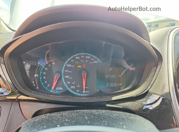 KL8CD6SA6JC452635 2018 CHEVROLET SPARK Silver Вид щитка приладів