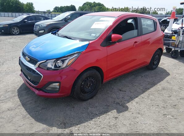 KL8CD6SA6LC440407 2020 CHEVROLET SPARK Красный Передняя левая четверть