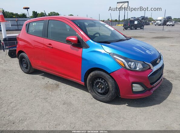 KL8CD6SA6LC440407 2020 CHEVROLET SPARK Красный Передняя правая четверть