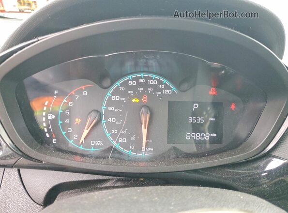 KL8CD6SA7LC442344 2020 CHEVROLET SPARK Black Widok zestawu wskaźników
