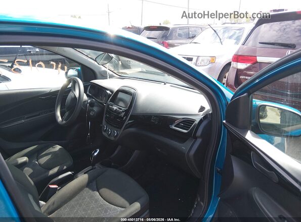 KL8CD6SA7MC723173 2021 CHEVROLET SPARK Синий Вид салона спереди