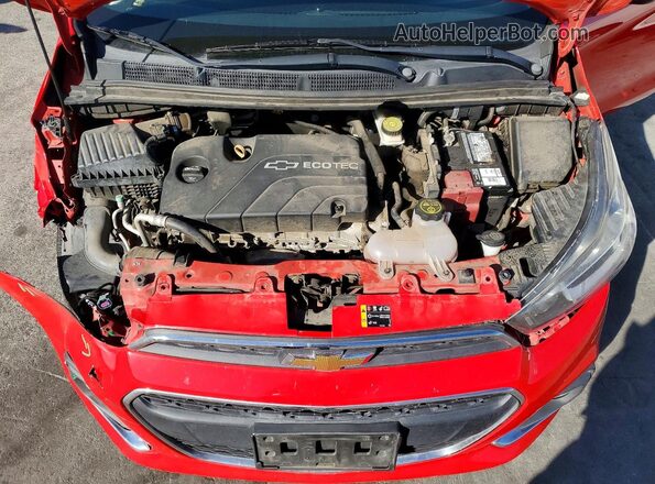 KL8CD6SA9GC622558 2016 CHEVROLET SPARK Красный Вид задней части салона