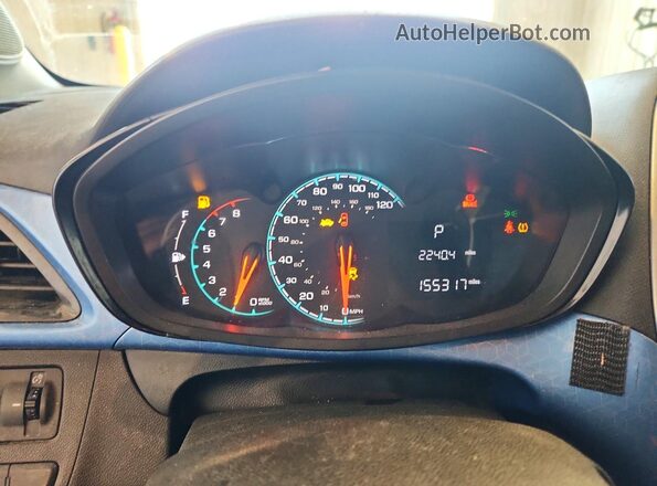 KL8CD6SA9JC481076 2018 CHEVROLET SPARK Синий Вид щитка приборов