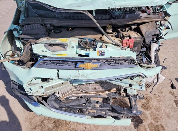KL8CD6SAXHC733590 2017 CHEVROLET SPARK Бирюзовый Вид задней части салона