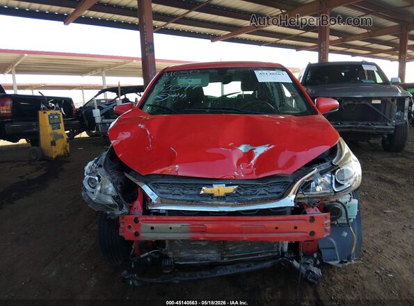 KL8CD6SAXKC712097 2019 CHEVROLET SPARK Красный Вид задней части салона