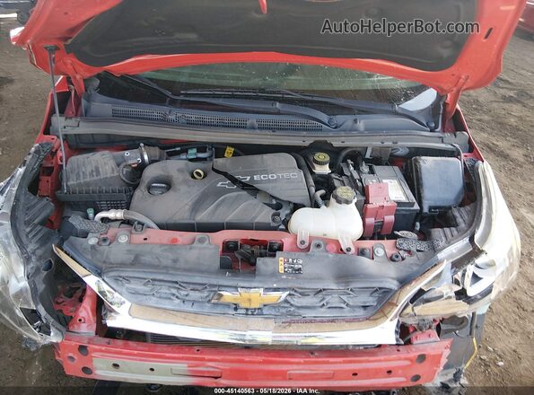 KL8CD6SAXKC712097 2019 CHEVROLET SPARK Красный Вид сзади