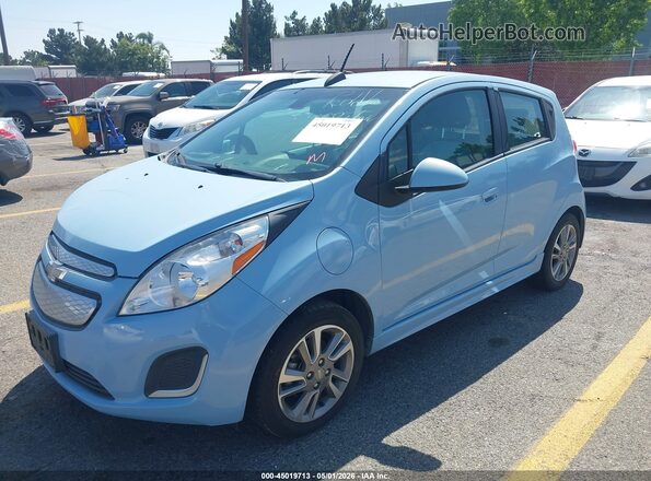 KL8CK6S06GC636074 2016 CHEVROLET SPARK Light Blue Передняя левая четверть