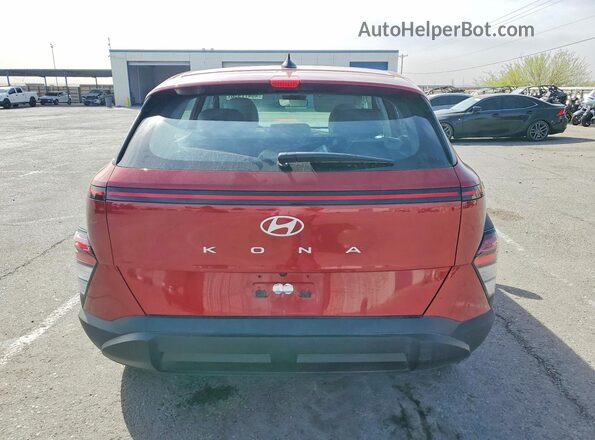 KM8HA3AB8SU260655 2025 HYUNDAI KONA Красный Вид сзади