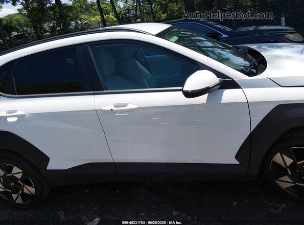 KM8HB3AB0SU265331 2025 HYUNDAI KONA Белый Вид задней части салона