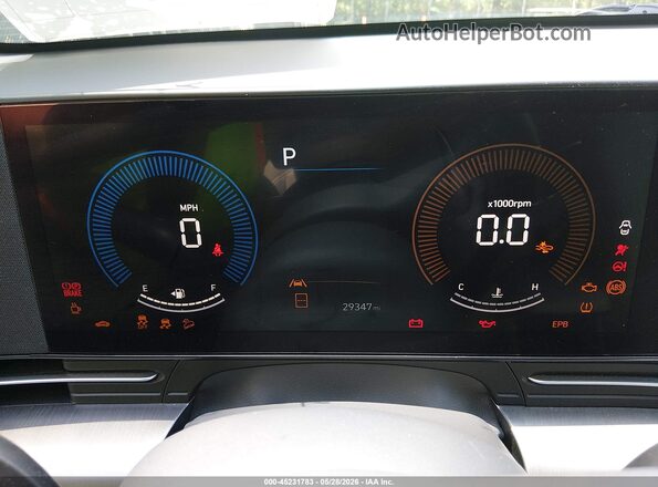KM8HB3AB0SU265331 2025 HYUNDAI KONA Белый Вид задних сидений