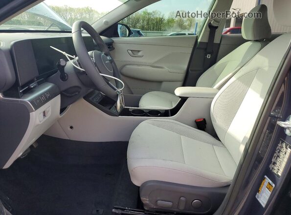 KM8HC3ABXRU051583 2024 HYUNDAI KONA Серый Вид салона спереди
