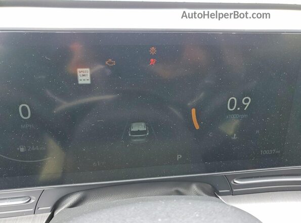 KM8HCCAB1RU081183 2024 HYUNDAI KONA Черный Вид щитка приборов