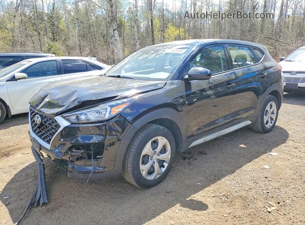 KM8J23A41LU160723 2020 HYUNDAI TUCSON Черный Передняя левая четверть