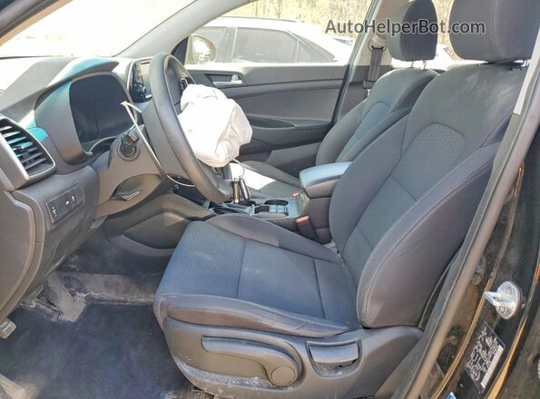 KM8J23A41LU160723 2020 HYUNDAI TUCSON Черный Вид салона спереди