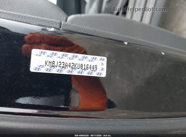 KM8J23A42KU016449 2019 HYUNDAI TUCSON Черный Вид подкапотного пространства