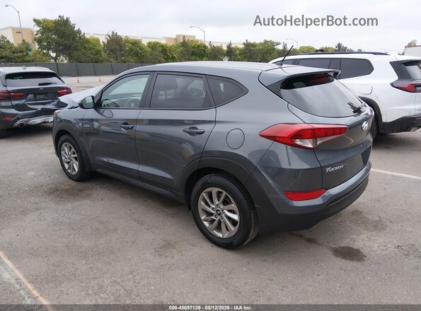 KM8J23A44JU643992 2018 HYUNDAI TUCSON Черный Задняя левая четверть