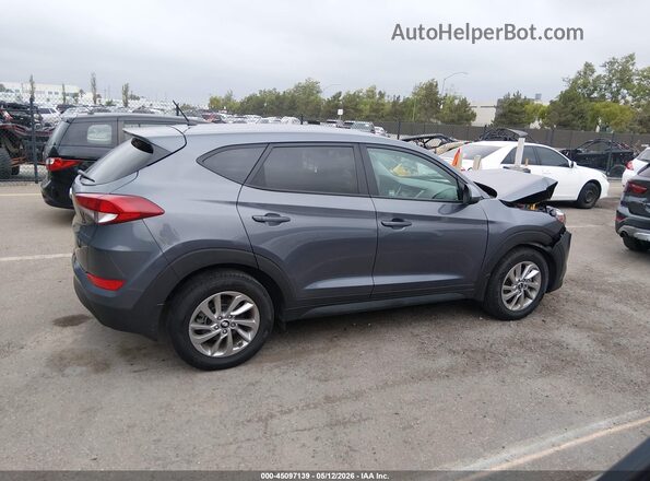 KM8J23A44JU643992 2018 HYUNDAI TUCSON Черный Вид задней части салона